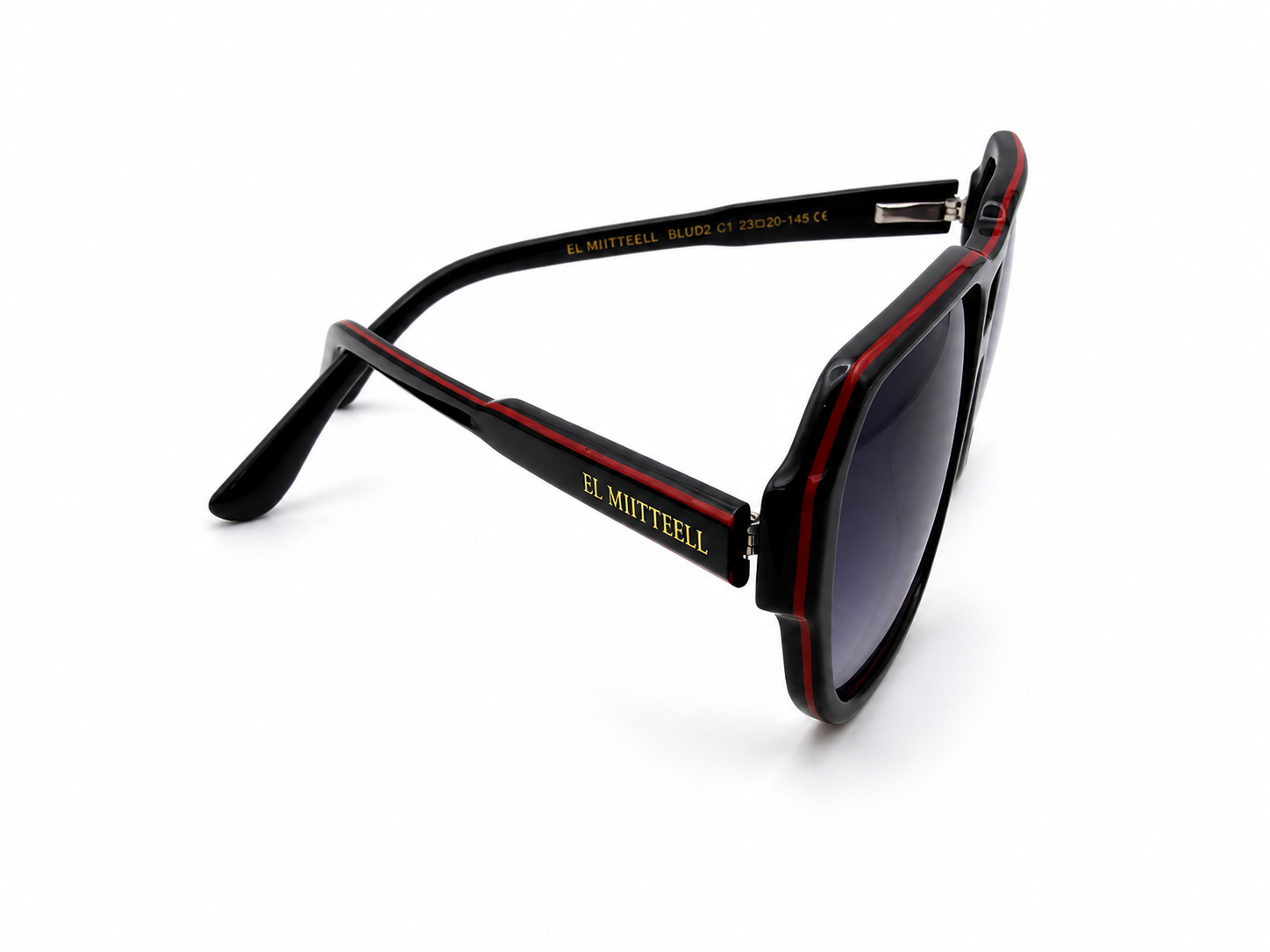 EL MIITTEELL Signature Frame – Acetate & Metal (Black/Red)