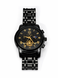 EL MIITTEELL Elite Black Gold Watch
