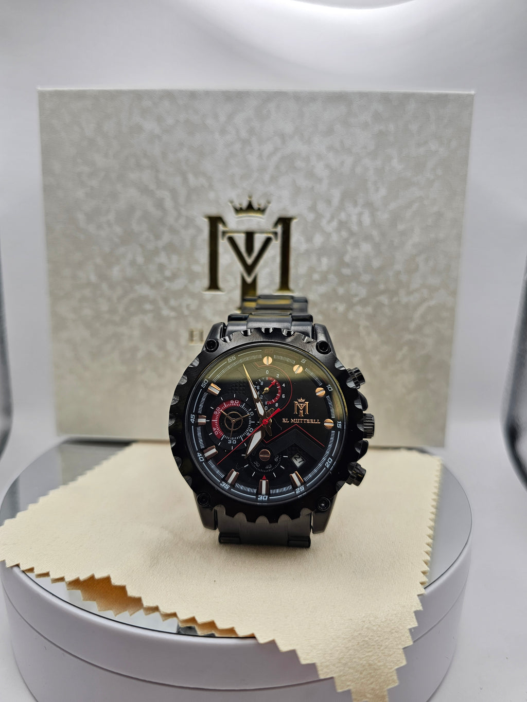 EL MIITTEELL Elite Chronograph – Black Steel