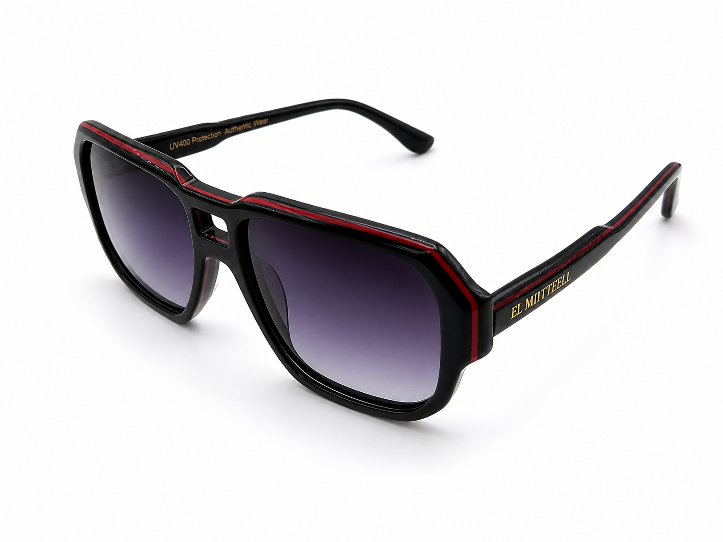 EL MIITTEELL Signature Frame – Acetate & Metal (Black/Red)