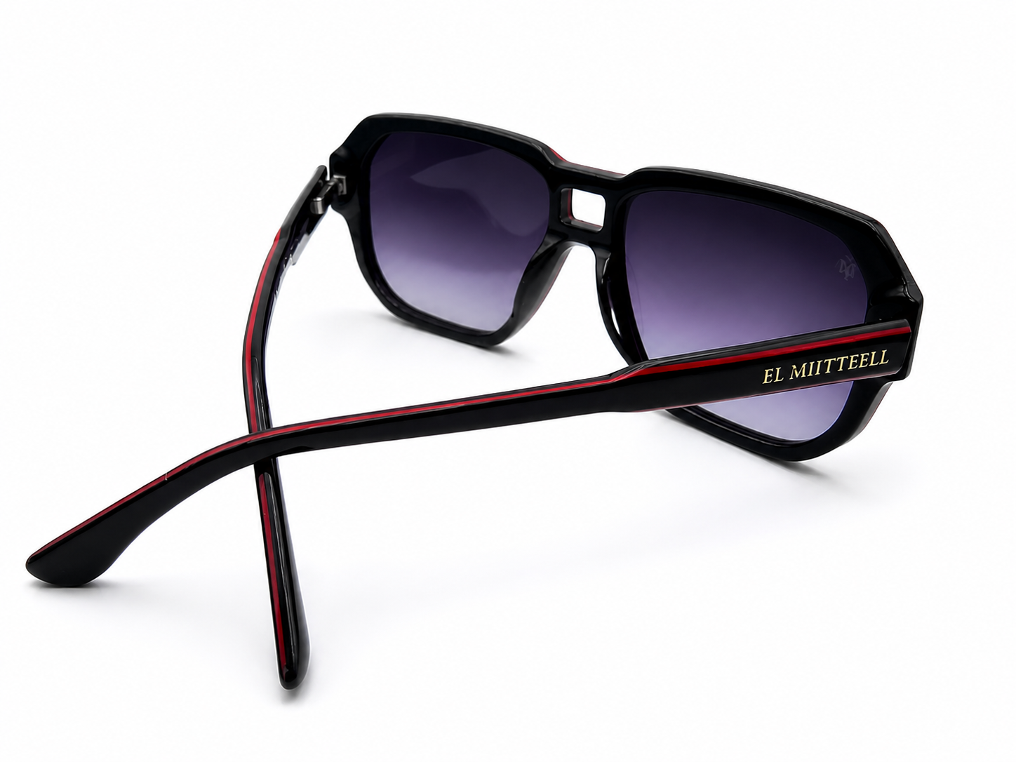 EL MIITTEELL Signature Frame – Acetate & Metal (Black/Red)