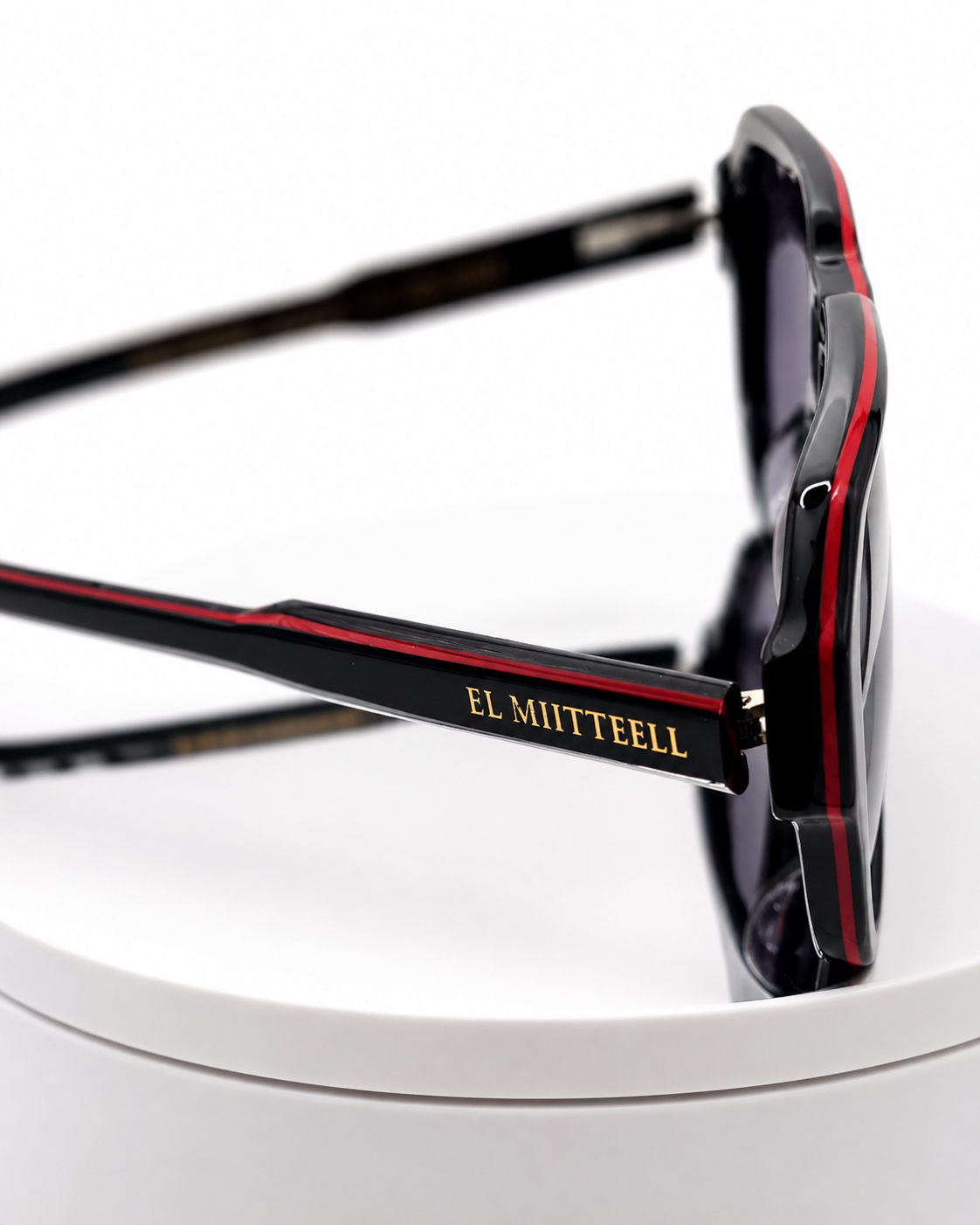 EL MIITTEELL Signature Frame – Acetate & Metal (Black/Red)