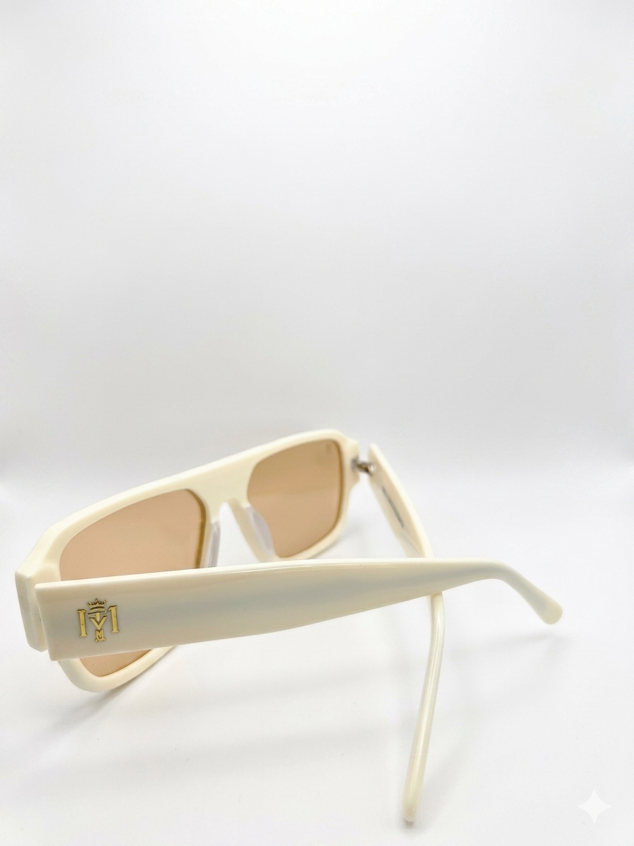 EL MIITTEELL RN001 Premium Sunglasses – UV400 | Cream Frame