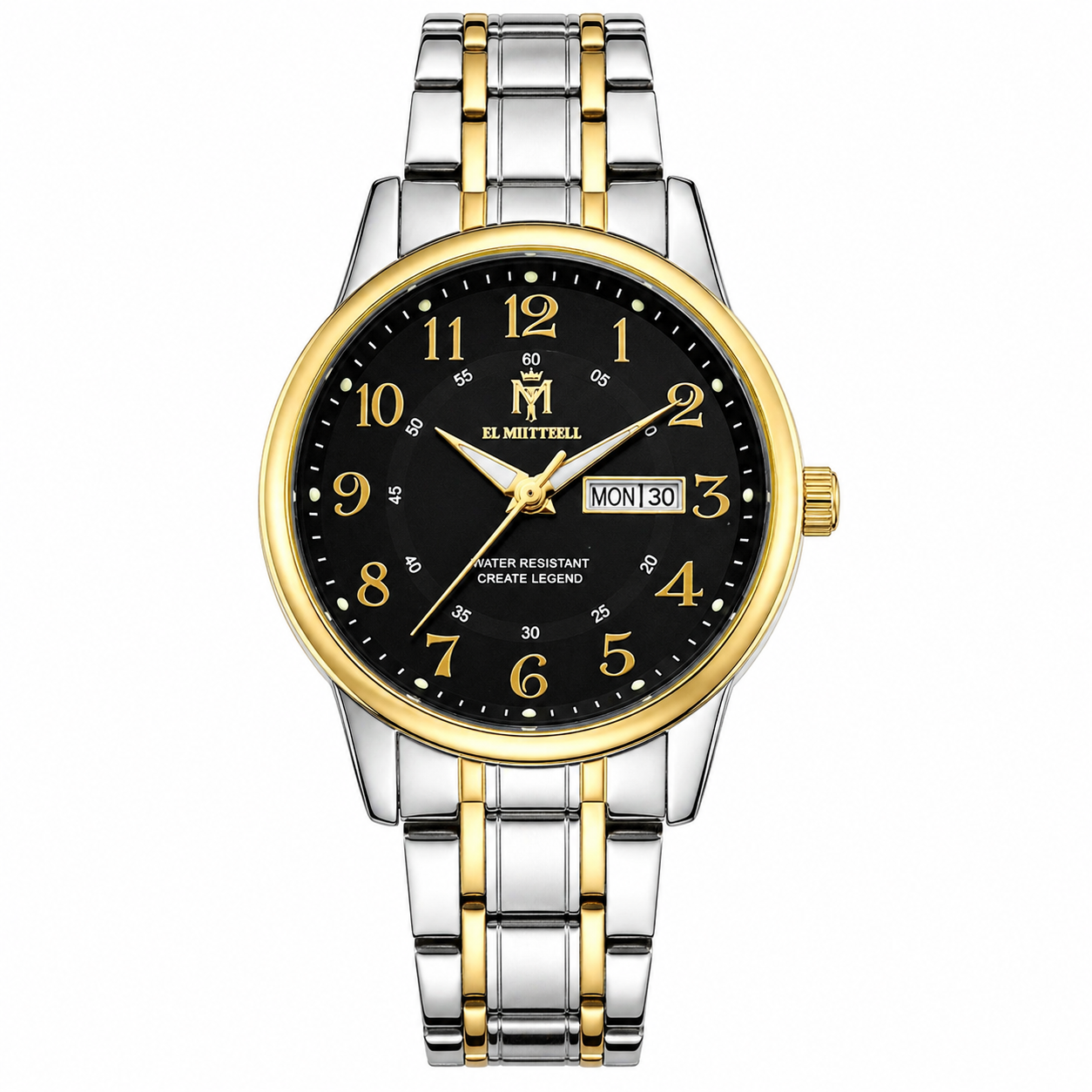 EL MIITTEELL Women’s Classic Gold Watch – Luxury Steel Edition